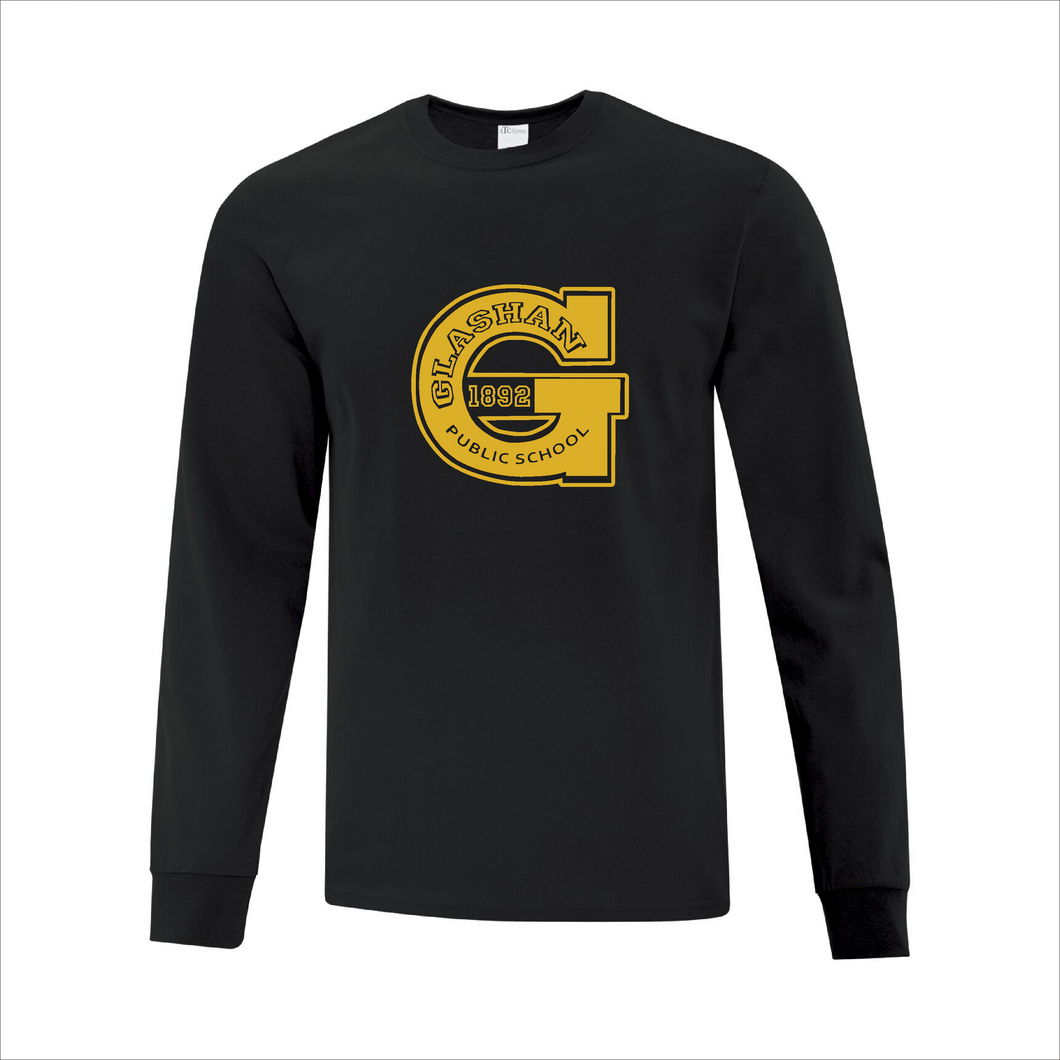 Adult Long Sleeve T-Shirt - Glashan Public Elementary School