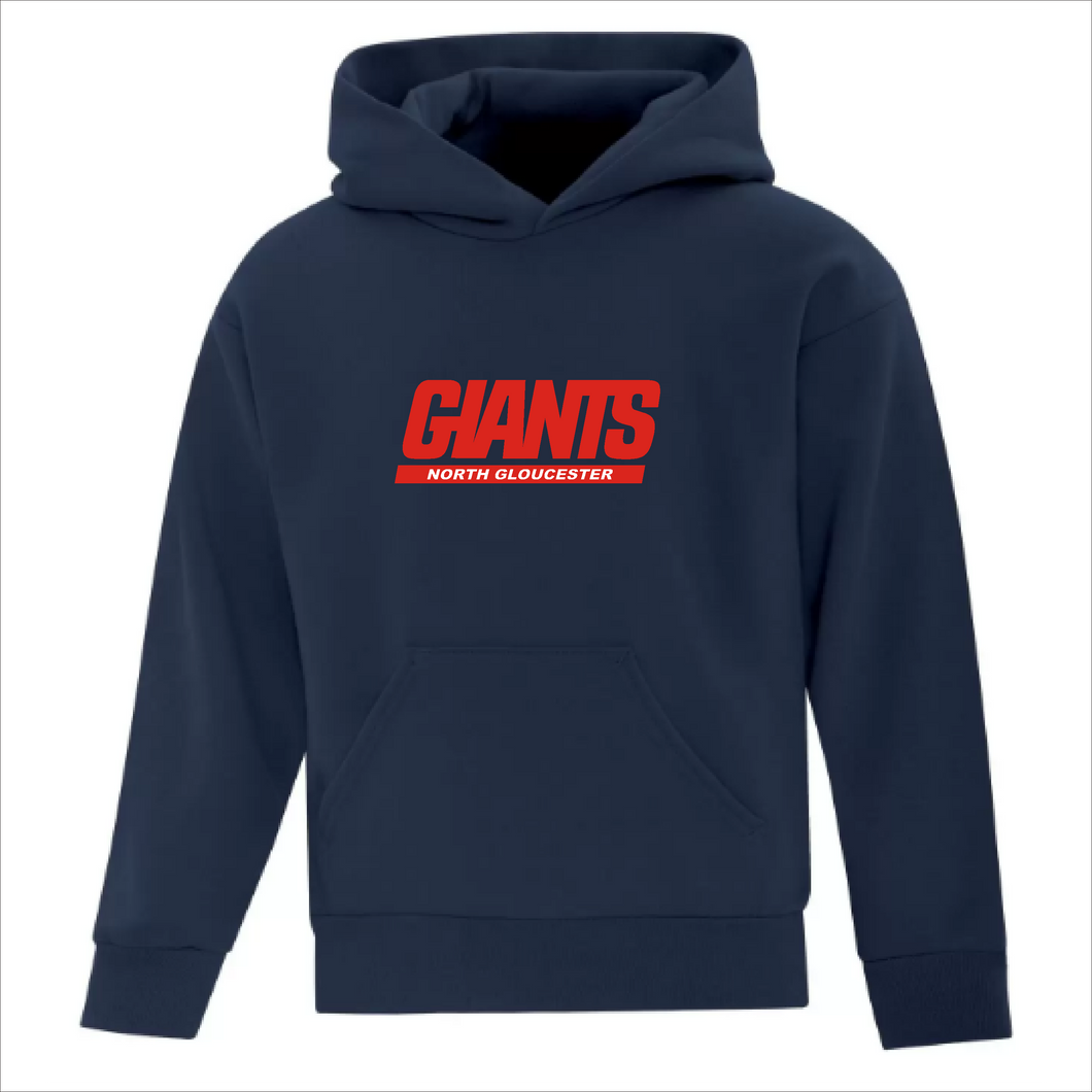 Youth Navy Hoodie - North Gloucester Giants Football