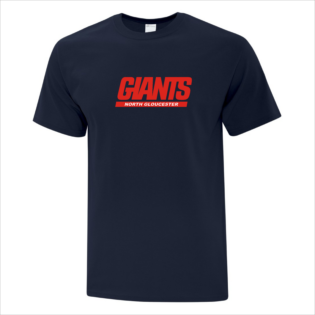 Youth Navy T-Shirt - North Gloucester Giants Football