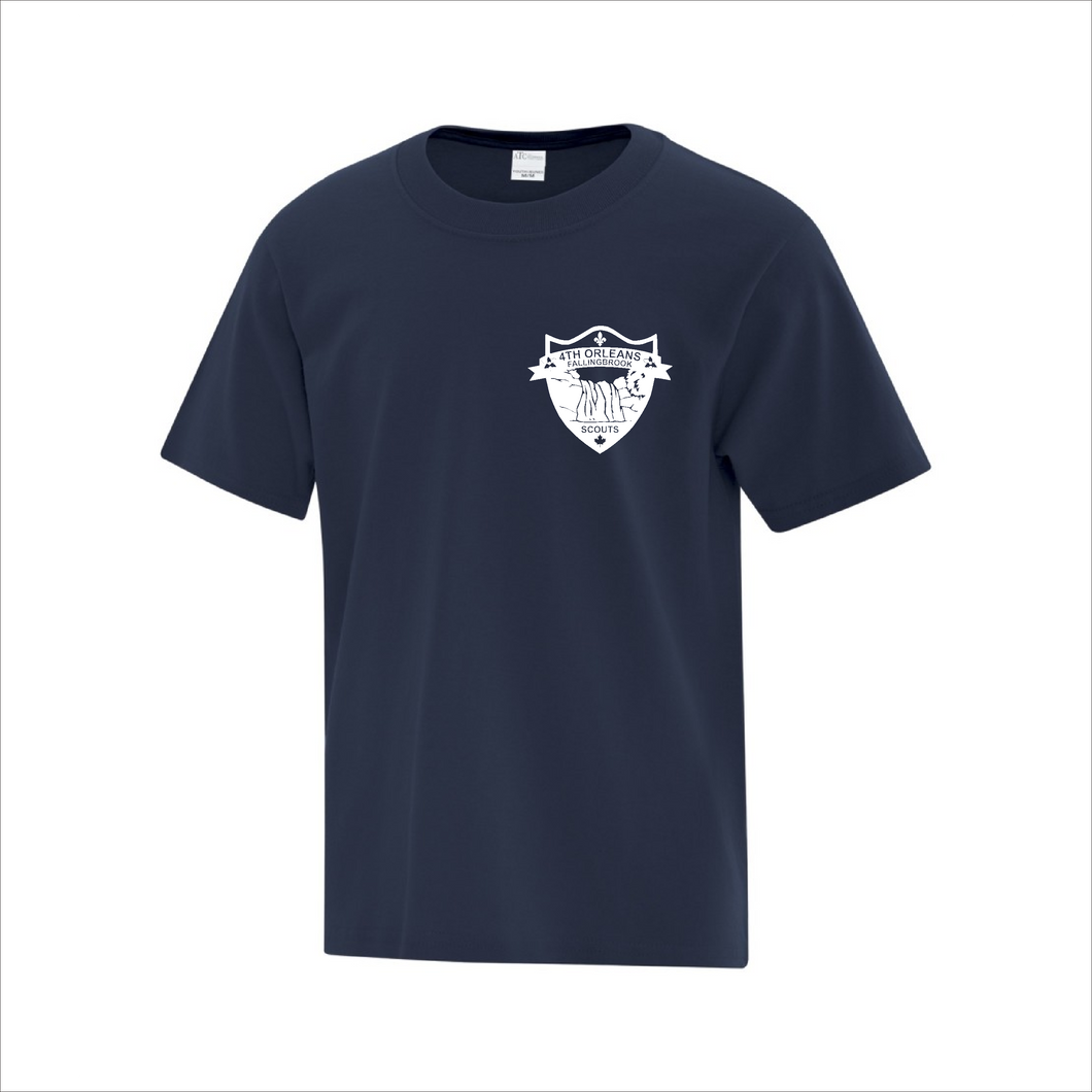 Youth Navy T-Shirt - 4th Orleans Beavers