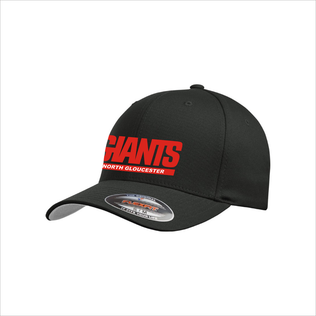 Black Fitted Baseball Hat - North Gloucester Giants Football