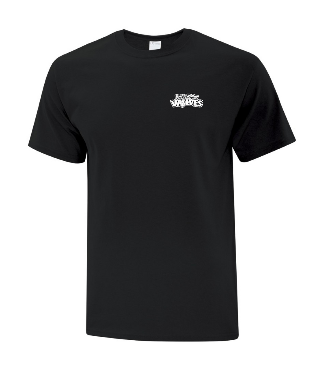 Black Men's T-Shirt - Forest Valley Elementary School
