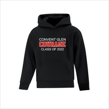 Load image into Gallery viewer, Youth Hoodie - Convent Glen Courage - Class of 2022
