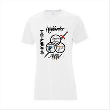 Load image into Gallery viewer, Women&#39;s T-Shirt - Highlander Trifecta
