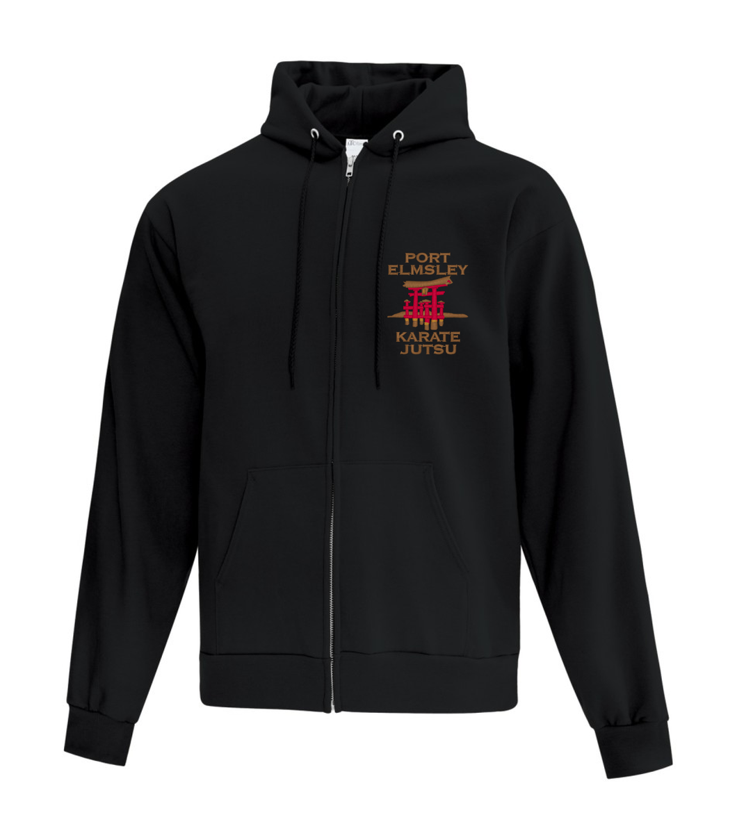 Adult Zip Hoodie - Port Elmsley Martial Arts